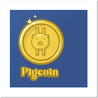 Pigcoin Posters and Art